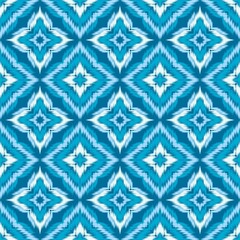 Seamless Ikat ethnic traditional Textile pattern geometric abstract folklore ornament Tribal ethnic illustration background design for print, clothing, scarf