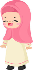 illustration arabic women character