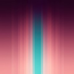 Abstract vertical gradient of pink and purple with a bright teal light beam in the center