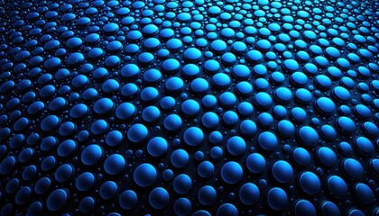 Blue, textured, rounded pattern with repeating elements