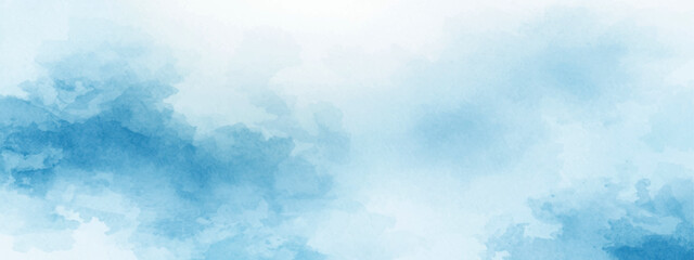 Light blue watercolor texture background with soft gradient and artistic brush strokes, perfect for design, website, banner, poster, digital art, and modern creative abstract background use