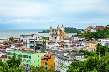 St. Sebastian Cathedral, Ilheus, Bahia, Brazil, South America.