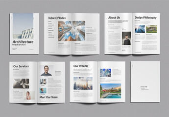 Architecture Brochure Template Design