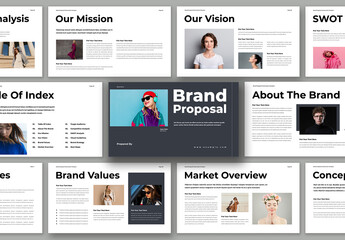Brand Proposal Presentation Template Design