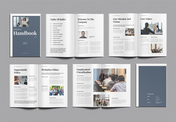 Employee Handbook Template Design