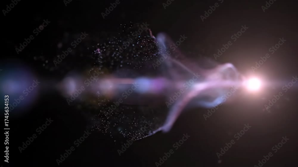 Canvas Prints ethereal soft color flare gently drifting and shimmering in a seamlessly looping video beauty, gradi