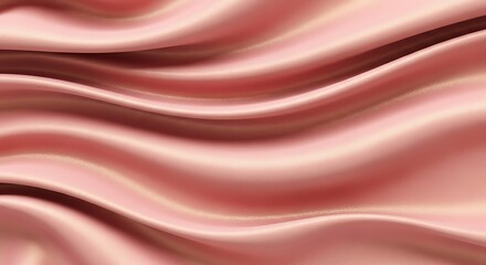 Elegant pink silk fabric with golden accents creating a luxurious backdrop