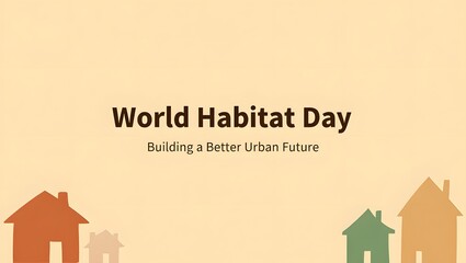 Sustainable Living World Habitat Day Poster