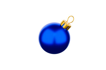 The blue Christmas ornament is used for decorating a Christmas tree