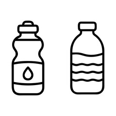 set of bottles