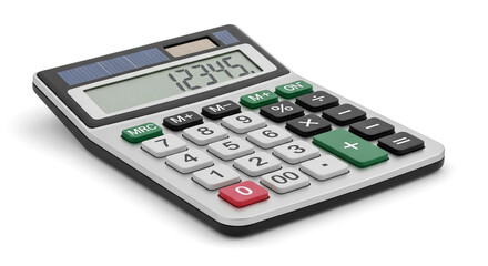 Calculator device for business finance accounting math and office supplies