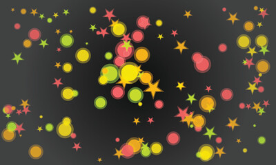 Abstract geometric shapes on dark background modern graphic design concept