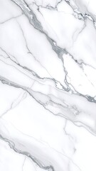 White marble slab with gray veining, elegant and luxurious design