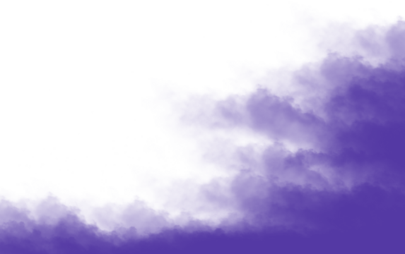 Abstract purple watercolor background texture isolated on transparent background for design