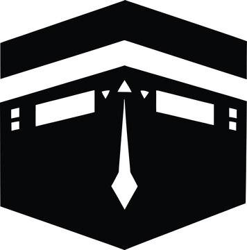 black kaaba icon clip art preview
