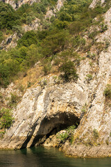 Canyon Whisper. Cliff background.
