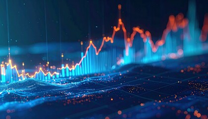 カラフルなチャート、グラフのイメージ