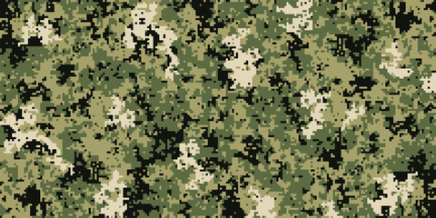 A seamless vector pattern of the US Navy NWU Type III (AOR2) digital military camouflage © GraphicGalaxy