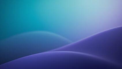 Serene Blue Wave Gradient Flow of Light and Calm