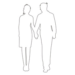 walk intimately with your partner line