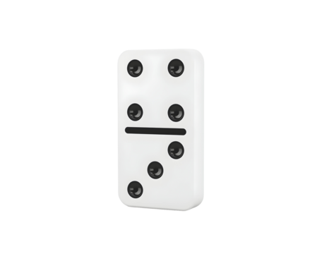 Elegant Domino Tile Display, A Timeless Symbol of Strategy and Chance for Gaming Concept
