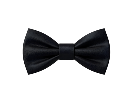 Elegant dark bow tie against a minimalistic setting symbolizing formal wear and refinement