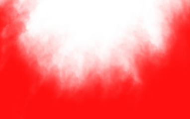 Red sky with white clouds, a dramatic scene with intense color and atmosphere isolated on transparent background