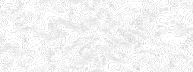 Fototapeta premium Abstract topographic map background seamless contour lines pattern great for presentations and creative projects