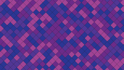Abstract Diamond Pattern Background in Shades of Purple and Blue
