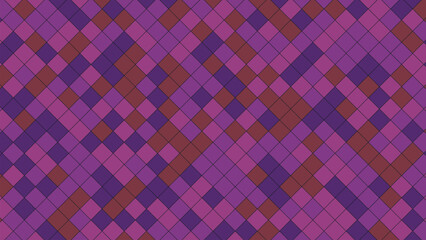 Abstract purple and pink diamond tile pattern background design resource