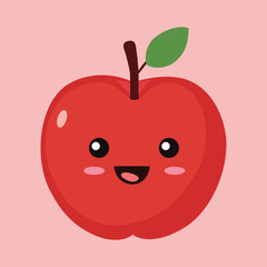 Happy Kawaii Apple Boba Delight