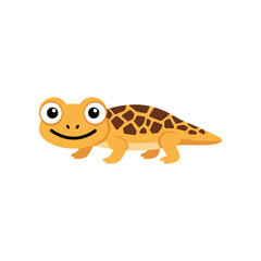 Cartoon-style turtle with a friendly expression, set against a plain background, ideal for children's illustrations