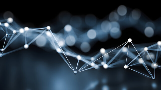 Abstract representation of data connections in a modern digital landscape, featuring glowing lines and nodes.