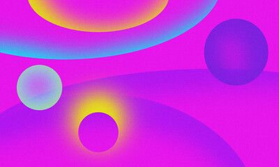 Abstract Gradient Swirls and Spheres in Vibrant Pink Purple and Yellow Hues background abstract swirls, gradient swirls, pink swirls, purple swirls, yellow swirls, abstract spheres, gradient spheres,