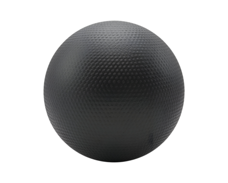 Monochrome sphere with intricate geometric patterns creating a sense of depth and texture