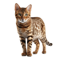 bengal cat png distinctive spots png standing cat png sleek cat png breed cat png exotic cat png transparent background image