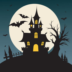 black-silhouette-of-haunted-house--spooky-mansion.eps