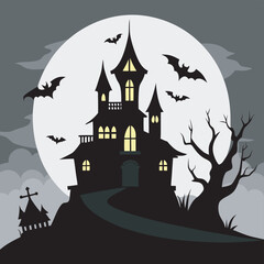black-silhouette-of-haunted-house--spooky-mansion.eps
