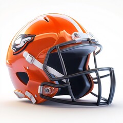 Fototapeta premium football helmet isolated on white
