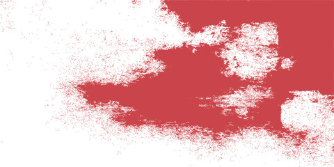 Abstract red grunge texture with a blood splatter pattern is a festive art illustration perfect for a Christmas card design backdrop