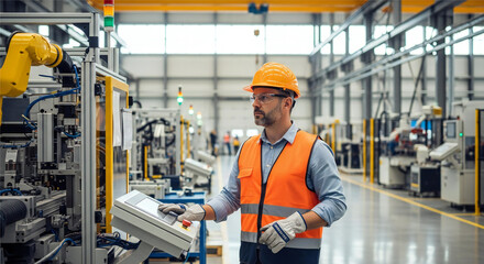 industrial worker in warehouse