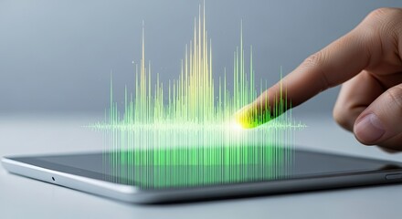 Digital Audio Waveform Visualization Interface Technology