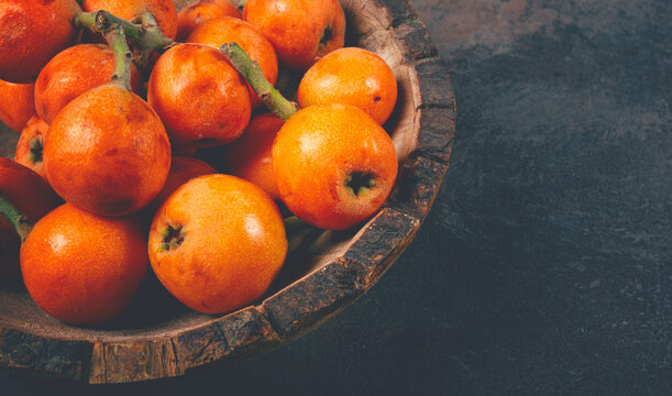 fresh fruit medlar,loquat,shesek, lokva, Georgia,