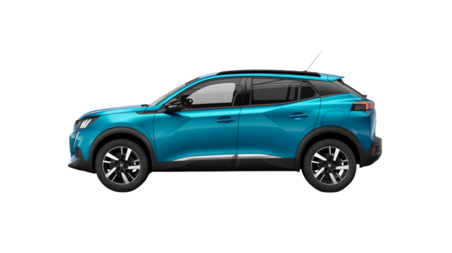 Sleek modern blue SUV showcases dynamic design and urban mobility, perfect for advertising and automotive content.