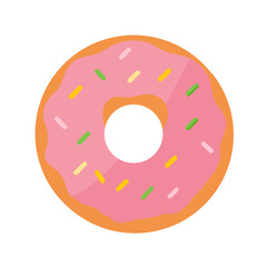 donut isolated on white