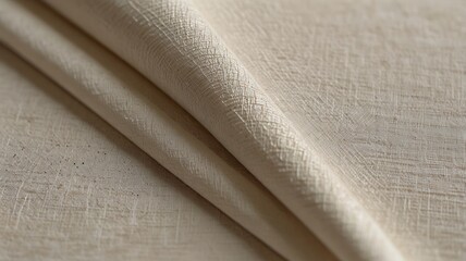 Textured beige fabric with subtle weave detail