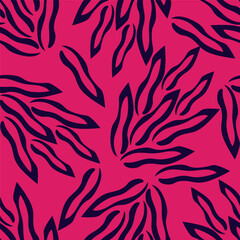 abstract seamless pattern with flowers