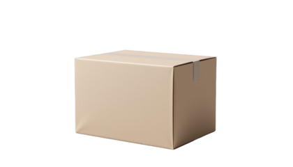 Packaging Solutions Blank Cardboard Boxes in a Warehouse Product Display Industrial Environment Wide Angle View