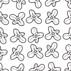 seamless pattern with butterflies