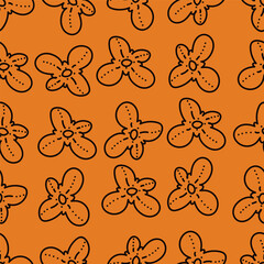 seamless pattern with butterflies